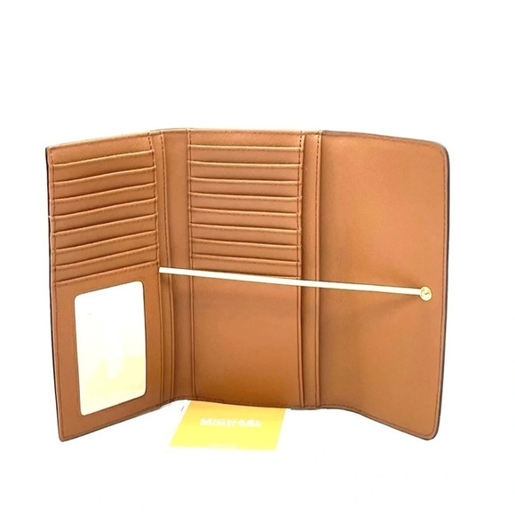 Michael Kors Large Trifold Wallet Luggage (NWT) - Picture 5 of 8